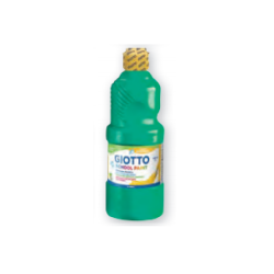 7781-Giotto Tempera Escolar 500 ml Botella Verde