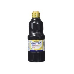 7789-Giotto F535324 tempera 500 ml Botella Negro