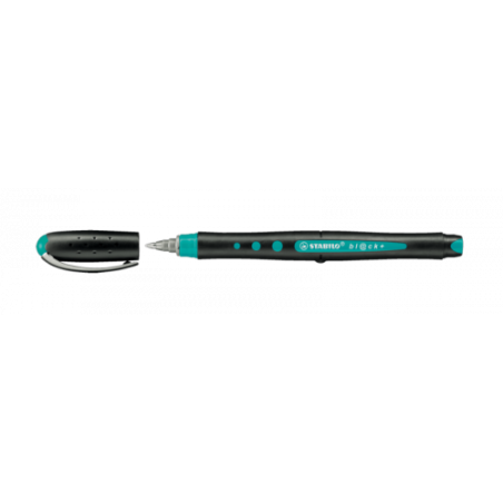 779-ROLLER BLACK + FINE PUNTA F PRECISION COLOR TURQUESA STABILO 1016/51