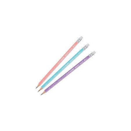 7806-CAJA 12 LAPICES DE GRAFITO CON GOMA HB COLORES SURTIDOS MAPED 851730