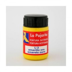 7810-PAJARITA SATINADA L-02 AMARILLO ORO. 75ML LA PAJARITA 110416