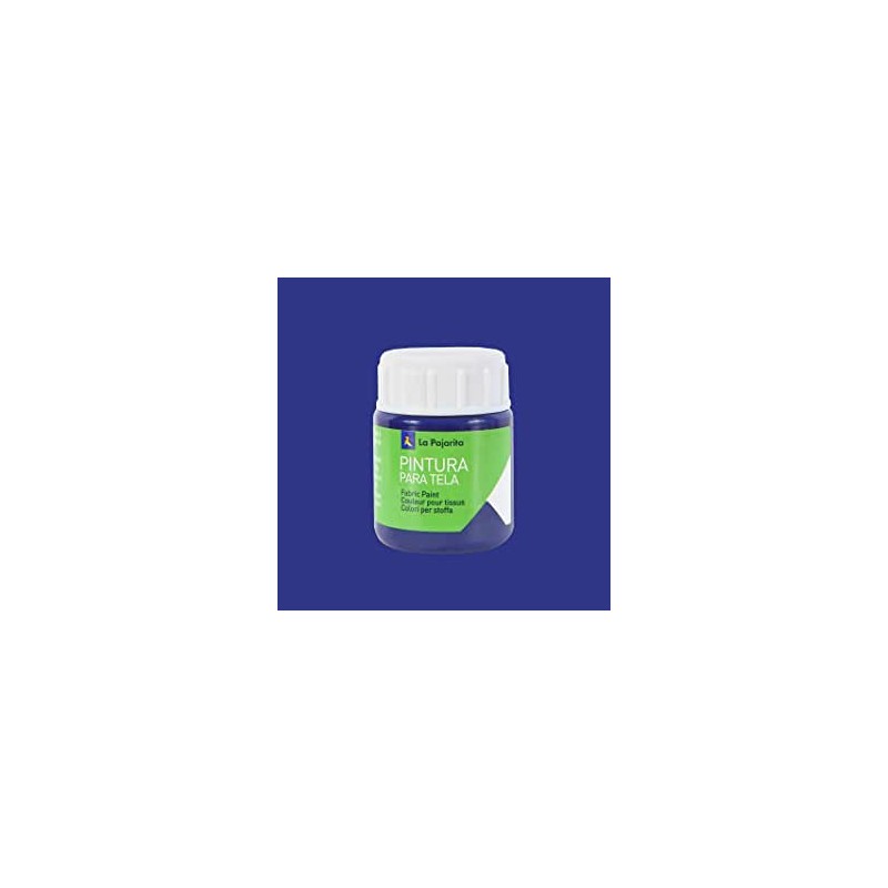 7811-PINTURA PARA TELA TRANSPARENTE T-04 AZUL VICTORIA. 25ML LA PAJARITA 113771 7811-PINTURA PARA TELA TRANSPARENTE T-04 AZUL VICTORIA. 25ML LA PAJARITA 113771