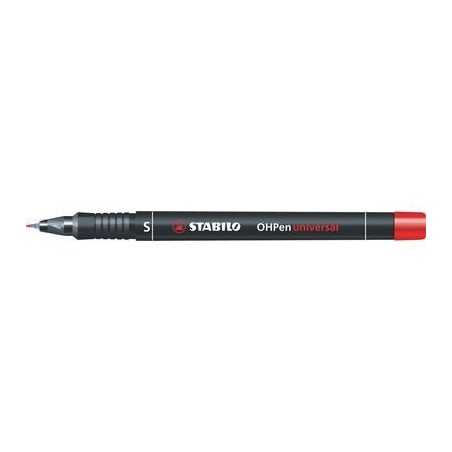 782-MARCADOR PERMANENTE PUNTA SUPERFINA OHPEN UNIVERSAL 0,4MM. ROJO STABILO 841/40