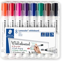 7867-ESTUCHE 8 PZAS LUMOCOLOR WHITEBOARD MARKER 351, SURT. STAEDTLER 351 WP8