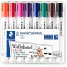 7867-ESTUCHE 8 PZAS LUMOCOLOR WHITEBOARD MARKER 351, SURT. STAEDTLER 351 WP8