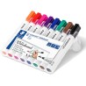 7868-ESTUCHE 8 PZAS LUMOCOLOR WHITEBOARD MARKER 351, SURT. STAEDTLER 351 WP8