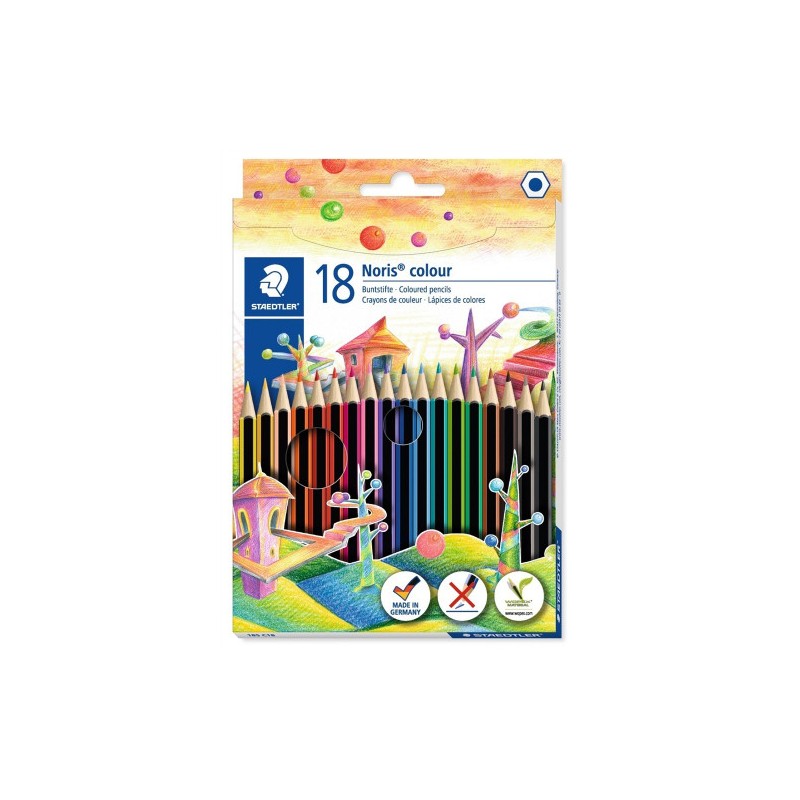 7869-ESTUCHE 18 PZAS NORIS COLOUR 185, SURT. STAEDTLER 185 C18