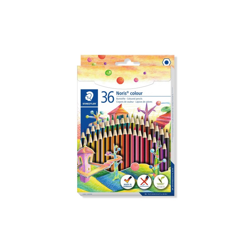 7870-ESTUCHE 36 PZAS NORIS COLOUR 185, SURT. STAEDTLER 185 CD36