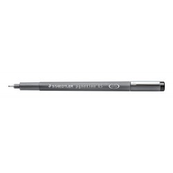 7874-ROTULADOR CALIBRADO PIGMENT LINER 308, 0,5MM, NEGRO STAEDTLER 308 05-9