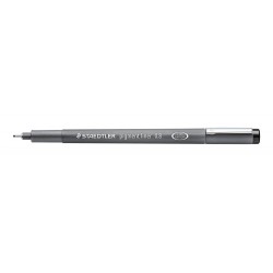 7877-ROTULADOR CALIBRADO PIGMENT LINER 308, 0,8MM, NEGRO STAEDTLER 308 08-9