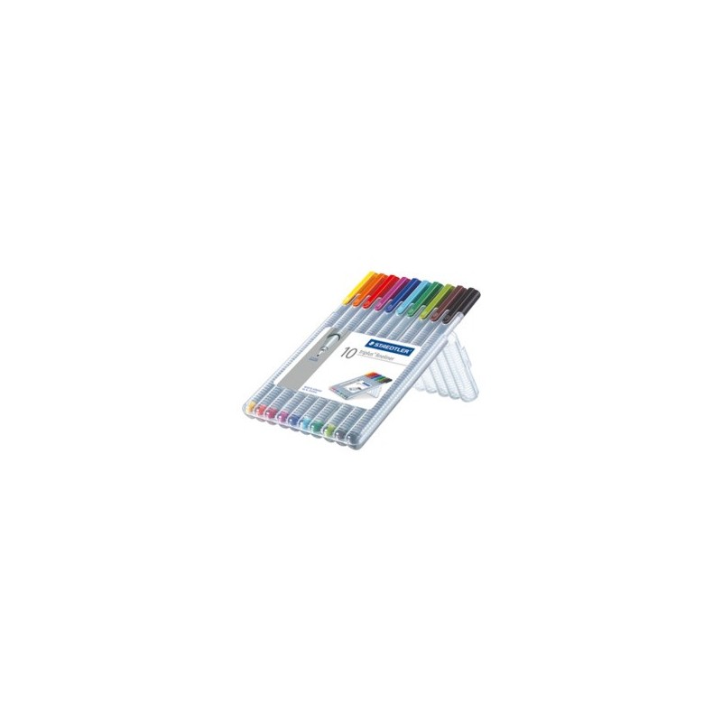 7879-ESTUCHE 10 PZAS TRIPLUS FINELINER 334, SURT. STAEDTLER 334 SB10 7879-ESTUCHE 10 PZAS TRIPLUS FINELINER 334, SURT. STAEDTLER 334 SB10