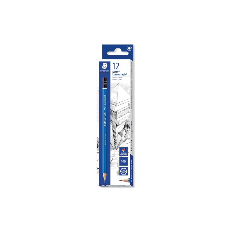 7884-LAPIZ GRAFITO MARS LUMOGRAPH 100, GRAD. 10H STAEDTLER 100-10H 7884-LAPIZ GRAFITO MARS LUMOGRAPH 100, GRAD. 10H STAEDTLER 100-10H