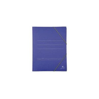 CARPETA CARTON AZUL 500 GR M2 CUARTO GOMA SOLAPA MARIOLA 1045