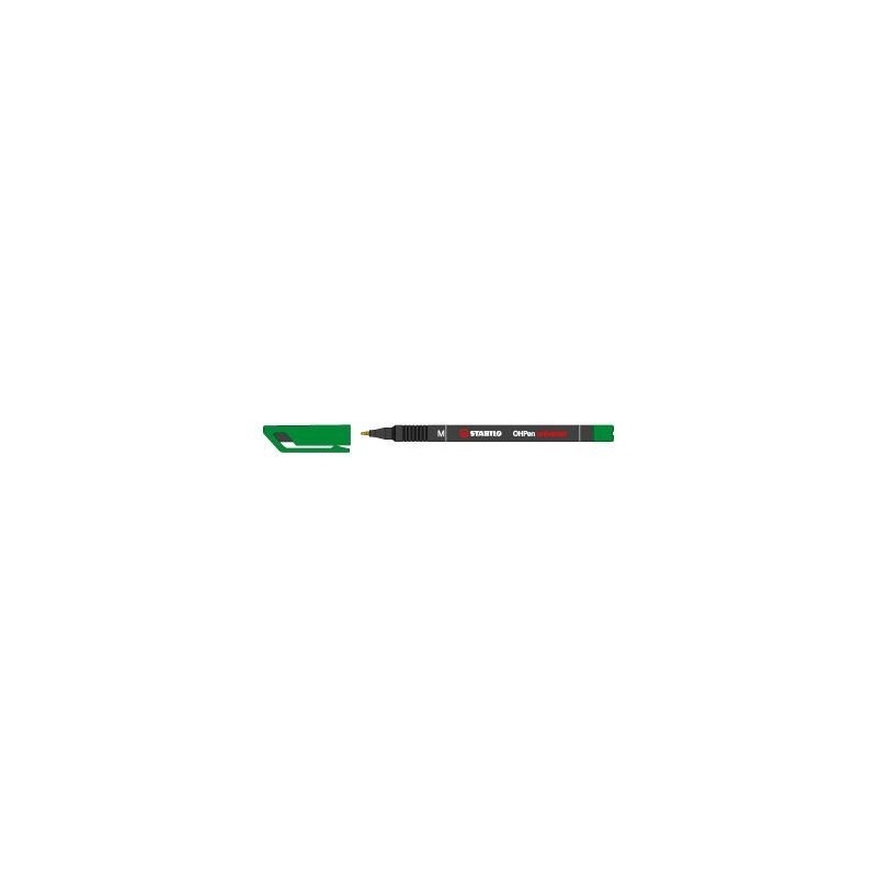 789-MARCADOR PERMANENTE PUNTA MEDIA OHPEN UNIVERSAL 1MM. VERDE STABILO 843/36