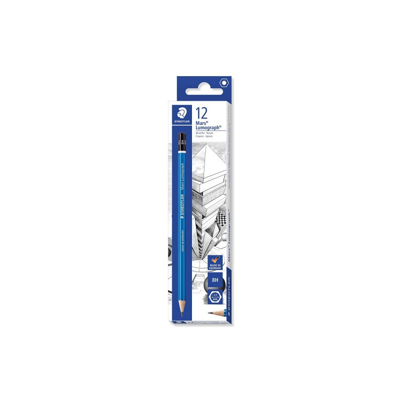 7897-LAPIZ GRAFITO MARS LUMOGRAPH 100, GRAD. 8H STAEDTLER 100-8H 7897-LAPIZ GRAFITO MARS LUMOGRAPH 100, GRAD. 8H STAEDTLER 100-8H