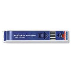 7910-ESTUCHE 12 MINAS CARBON 200, 2MM, GRAD. 2H STAEDTLER 200-2H