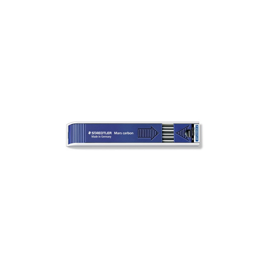 7915-ESTUCHE 12 MINAS CARBON 200, 2MM, GRAD. HB STAEDTLER 200-HB