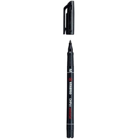 792-MARCADOR PERMANENTE PUNTA MEDIA OHPEN UNIVERSAL 1MM. NEGRO STABILO 843/46