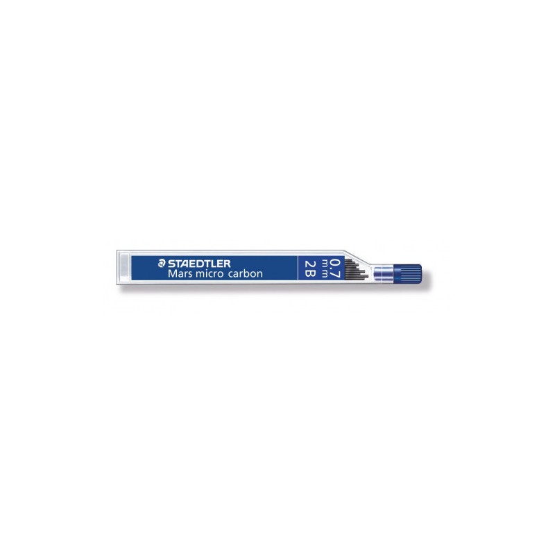 7923-MINAS MICRO CARBON 250, 0,7MM, GRAD. 2B STAEDTLER 250 07-2B