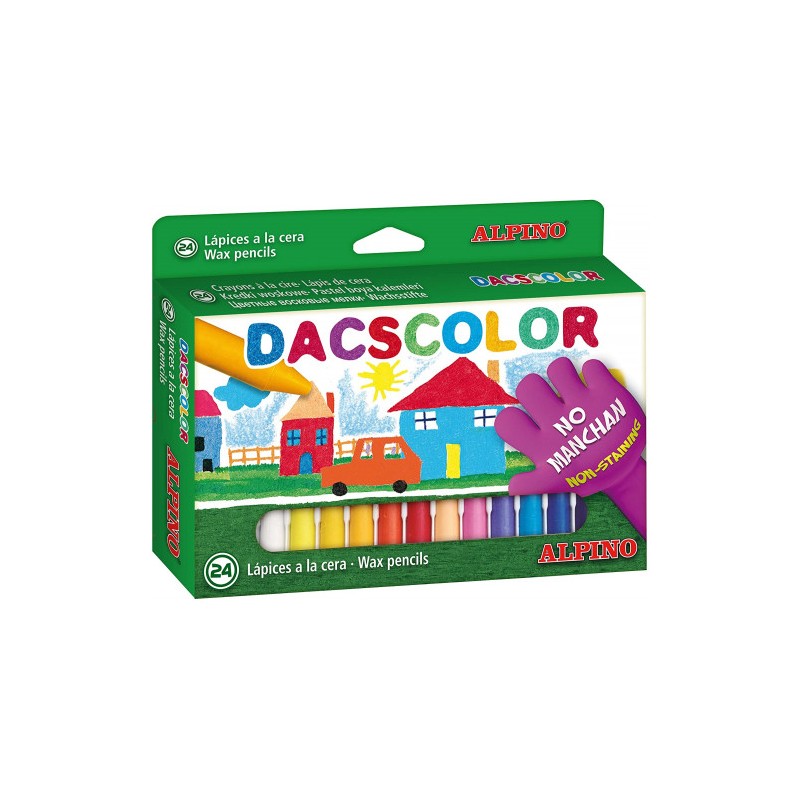 7961-ESTUCHE 24 CERAS DE COLORES DACSCOLOR DACS DC050295 7961-ESTUCHE 24 CERAS DE COLORES DACSCOLOR DACS DC050295