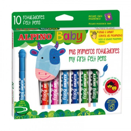 7973-ESTUCHE 10 ROTULADORES BABY ALPINO AR002010