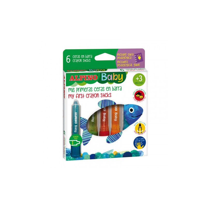 7975-ESTUCHE 6 CERAS EN BARRA BABY ALPINO PX002006 7975-ESTUCHE 6 CERAS EN BARRA BABY ALPINO PX002006