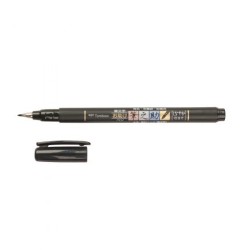 7988-ESTUCHE 6 ROTULADORES FUDENOSUKE BASE AGUA PUNTA ELASTICA DURA. COLORES NEON (1 U. X COLOR). TOMBOW WS-BH-6P