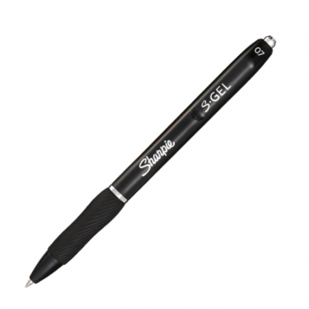 7994-Sharpie S-Gel Boligrafo de gel de punta retractil Negro 12 pieza(s)