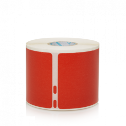 8025-ROLLO ETIQUETAS ENVIO LW 101 X 54MM ROJAS DYMO 2133399