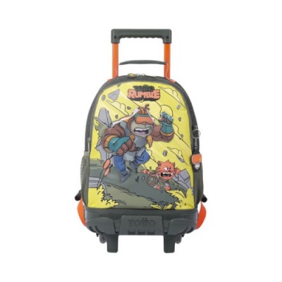 MOCHILA ESCOLAR CON RUEDAS MEDIANA DE CARTOONS TOTTO MJ03BWM005 2310 4DJM