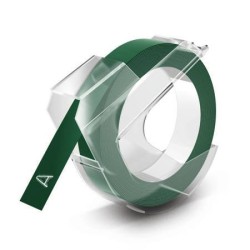 8032-CINTA DYMO EMBOSSER 3M X 9 MM VERDE DYMO 520105