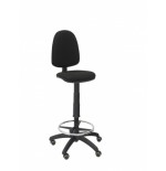 8057-TABURETE AYNA BALI NEGRO RUEDAS DE PARQUE PIQUERAS Y CRESPO T04CPBALI840RP