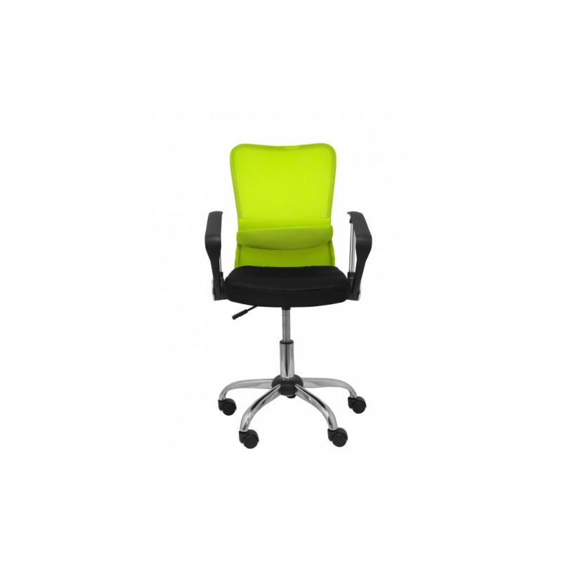 8061-SILLA INFANTIL CARDENETE RESPALDO MALLA VERDE ASIENTO NEGRO PIQUERAS Y CRESPO 238GVNE