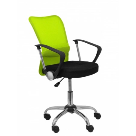 8063-SILLA INFANTIL CARDENETE RESPALDO MALLA VERDE ASIENTO NEGRO PIQUERAS Y CRESPO 238GVNE