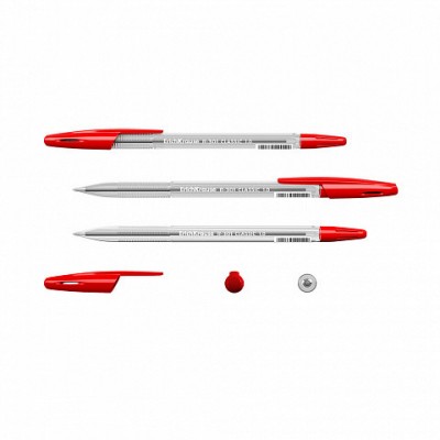 BOLiGRAFO R 301 CLASSIC STICK 10 TINTA COLOR ROJO ERICH KRAUSE 43186