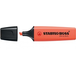 8093-MARCADOR FLUORESCENTE BOSS PASTEL CORAL MELOSO STABILO 70/140
