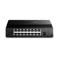81-SWITCH FAST ETHERNET TP-LINK CON 16 PUERTOS DE ESCRITORIO Y PARA MONTAJE EN RACK
