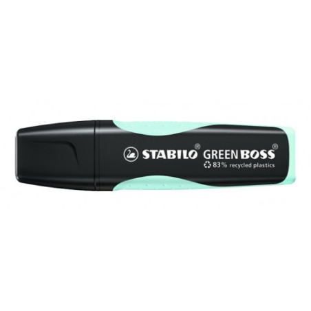 8101-MARCADOR FLUORESCENTE GREEN BOSS PASTEL TOQUE DE TURQUESA STABILO 6070/113