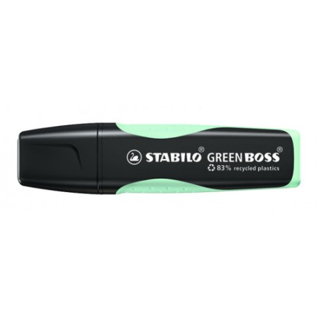 8102-MARCADOR FLUORESCENTE GREEN BOSS PASTEL PIZCA DE MENTA STABILO 6070/116