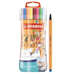 8110-STABILO Point 88 rotulador de punta fina Fino Multicolor 30 pieza(s)