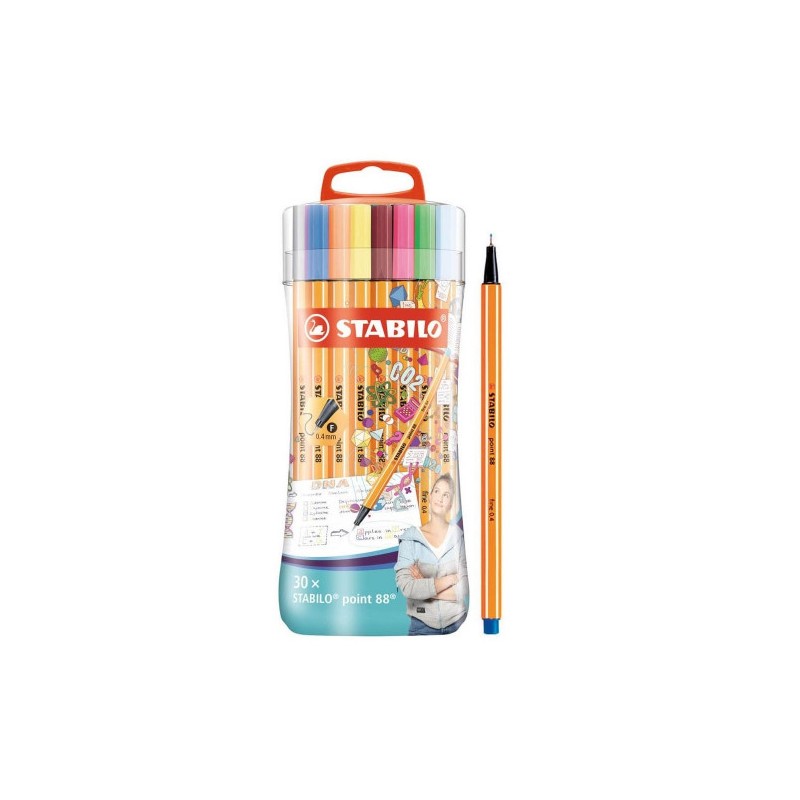8110-STABILO Point 88 rotulador de punta fina Fino Multicolor 30 pieza(s) 8110-STABILO Point 88 rotulador de punta fina Fino Multicolor 30 pieza(s)