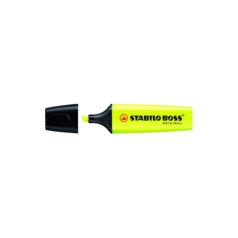 812-MARCADOR FLUORESCENTE BOSS ORIGINAL TRAZO 2/5MM. AMARILLO STABILO 70/24 812-MARCADOR FLUORESCENTE BOSS ORIGINAL TRAZO 2/5MM. AMARILLO STABILO 70/24