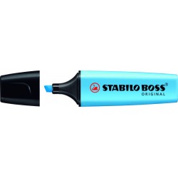 813-MARCADOR FLUORESCENTE BOSS ORIGINAL TRAZO 2/5MM. AZUL STABILO 70/31