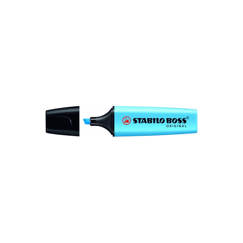 813-MARCADOR FLUORESCENTE BOSS ORIGINAL TRAZO 2/5MM. AZUL STABILO 70/31