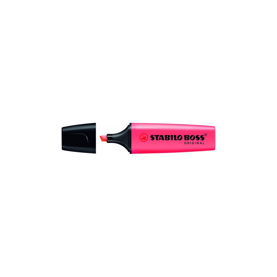 815-MARCADOR FLUORESCENTE BOSS ORIGINAL TRAZO 2/5MM. ROJO STABILO 70/40 815-MARCADOR FLUORESCENTE BOSS ORIGINAL TRAZO 2/5MM. ROJO STABILO 70/40