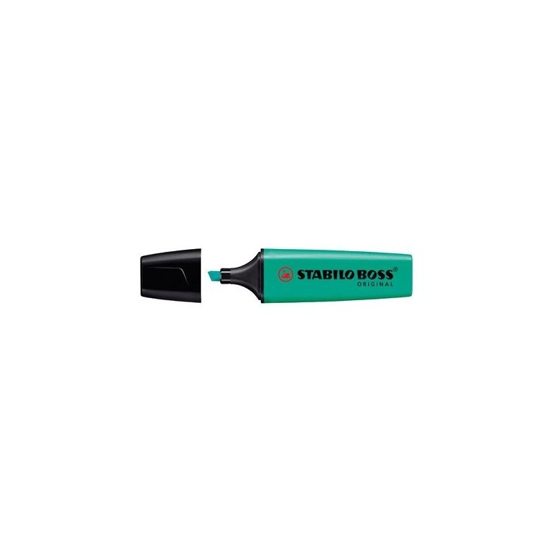 816-MARCADOR FLUORESCENTE BOSS ORIGINAL TRAZO 2/5MM. TURQUESA STABILO 70/51 816-MARCADOR FLUORESCENTE BOSS ORIGINAL TRAZO 2/5MM. TURQUESA STABILO 70/51