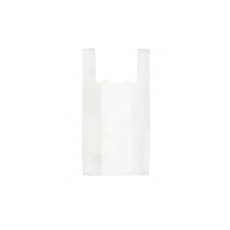 8173-PAQUETE 50 BOLSAS CAMISETA 42X28X53CM PLASTICO RECICLADO 200 MICRAS 8173-PAQUETE 50 BOLSAS CAMISETA 42X28X53CM PLASTICO RECICLADO 200 MICRAS