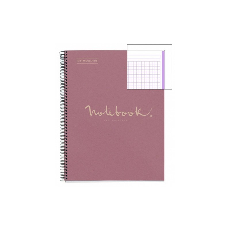 8185-CUADERNO 100% RECICLADO NB-1 A4 80HOJAS ECOLAVANDA EMOTIONS MIQUELRIUS 6090 8185-CUADERNO 100% RECICLADO NB-1 A4 80HOJAS ECOLAVANDA EMOTIONS MIQUELRIUS 6090