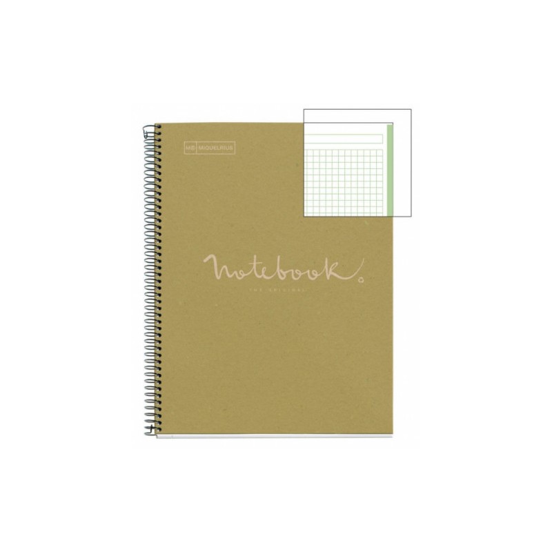 8187-CUADERNO 100% RECICLADO NB-1 A4 80HOJAS ECOVERDE EMOTIONS MR MIQUELRIUS 6091 8187-CUADERNO 100% RECICLADO NB-1 A4 80HOJAS ECOVERDE EMOTIONS MR MIQUELRIUS 6091