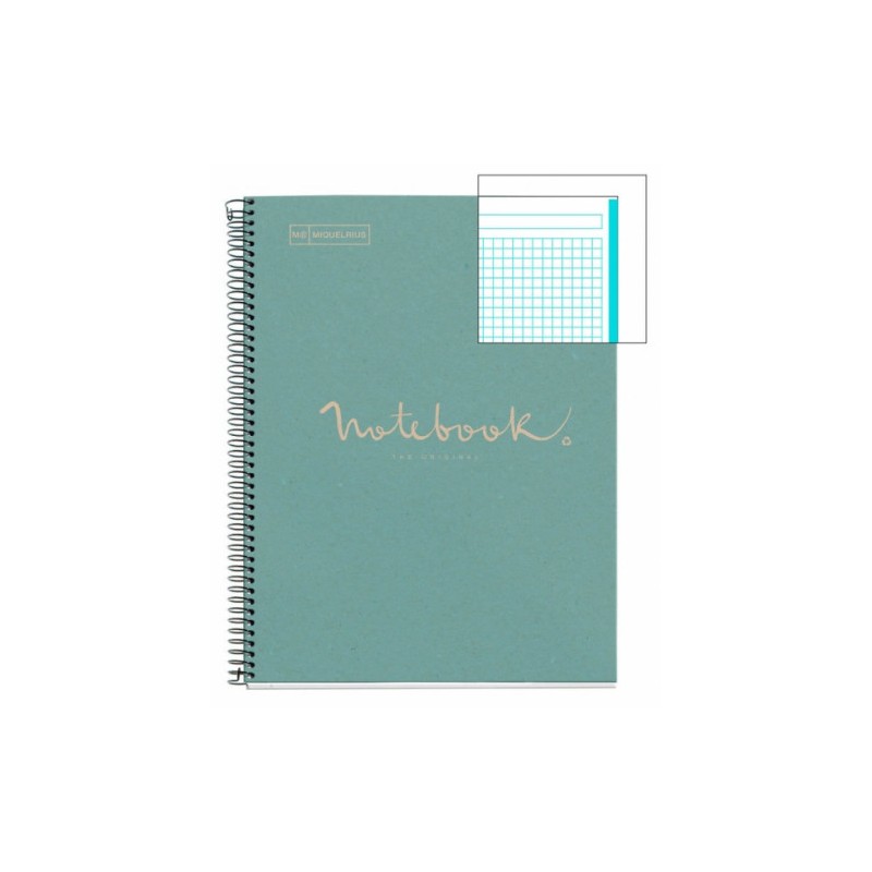 8189-CUADERNO 100% RECICLADO NB-1 A4 80HOJAS ECOAZUL EMOTIONS MIQUELRIUS 6092 8189-CUADERNO 100% RECICLADO NB-1 A4 80HOJAS ECOAZUL EMOTIONS MIQUELRIUS 6092
